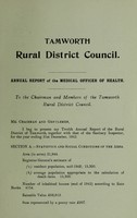 view [Report 1942] / Medical Officer of Health, Tamworth R.D.C.