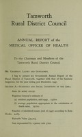 view [Report 1947] / Medical Officer of Health, Tamworth R.D.C.