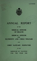 view [Report 1948] / Medical Officer of Health, Taunton Borough.