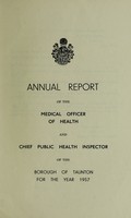 view [Report 1957] / Medical Officer of Health, Taunton Borough.