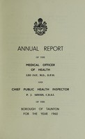 view [Report 1960] / Medical Officer of Health, Taunton Borough.