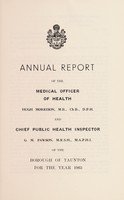 view [Report 1965] / Medical Officer of Health, Taunton Borough.