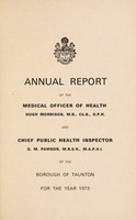 view [Report 1973] / Medical Officer of Health, Taunton Borough.