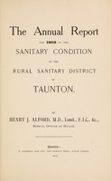 view [Report 1912] / Medical Officer of Health, Taunton R.D.C.