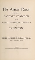 view [Report 1913] / Medical Officer of Health, Taunton R.D.C.