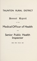 view [Report 1965] / Medical Officer of Health, Taunton R.D.C.