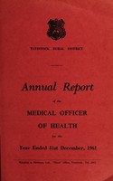 view [Report 1961] / Medical Officer of Health, Tavistock R.D.C.