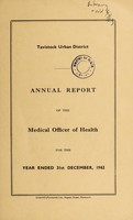 view [Report 1962] / Medical Officer of Health, Tavistock U.D.C.