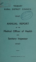 view [Report 1947] / Medical Officer of Health, Tenbury R.D.C.