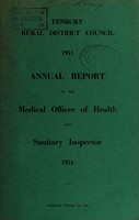 view [Report 1951] / Medical Officer of Health, Tenbury R.D.C.