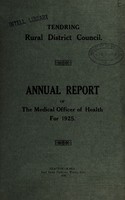 view [Report 1925] / Medical Officer of Health, Tendring R.D.C.