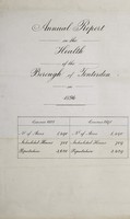 view [Report 1896] / Medical Officer of Health, Tenterden Borough.