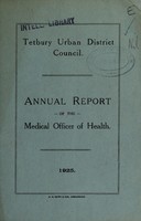 view [Report 1925] / Medical Officer of Health, Tetbury R.D.C.