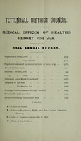 view [Report 1898] / Medical Officer of Health, Tettenhall U.D.C.