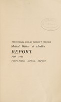 view [Report 1925] / Medical Officer of Health, Tettenhall U.D.C.