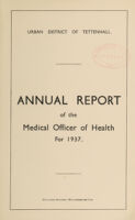 view [Report 1937] / Medical Officer of Health, Tettenhall U.D.C.