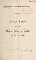 view [Report 1943] / Medical Officer of Health, Tewkesbury.