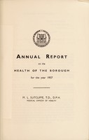 view [Report 1957] / Medical Officer of Health, Tewkesbury.