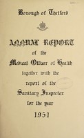 view [Report 1951] / Medical Officer of Health, Thetford Borough.