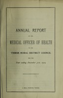 view [Report 1919] / Medical Officer of Health, Thirsk R.D.C.