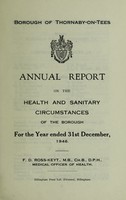 view [Report 1946] / Medical Officer of Health, Thornaby-on-Tees Borough.