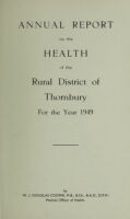 view [Report 1949] / Medical Officer of Health, Thornbury R.D.C.