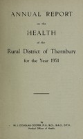 view [Report 1951] / Medical Officer of Health, Thornbury R.D.C.