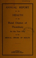 view [Report 1952] / Medical Officer of Health, Thornbury R.D.C.