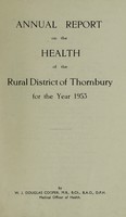 view [Report 1953] / Medical Officer of Health, Thornbury R.D.C.
