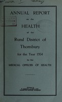 view [Report 1954] / Medical Officer of Health, Thornbury R.D.C.