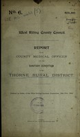 view [Report 1891-1899] / Medical Officer of Health, Thorne R.D.C.