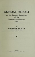 view [Report 1945] / Medical Officer of Health, Thorne R.D.C.