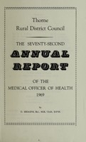 view [Report 1969] / Medical Officer of Health, Thorne R.D.C.