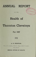 view [Report 1937] / Medical Officer of Health, Thornton Cleveleys U.D.C.