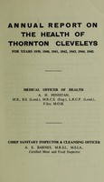 view [Report 1939-1945] / Medical Officer of Health, Thornton Cleveleys U.D.C.