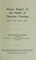 view [Report 1946] / Medical Officer of Health, Thornton Cleveleys U.D.C.