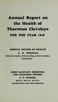 view [Report 1948] / Medical Officer of Health, Thornton Cleveleys U.D.C.