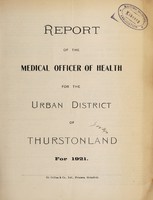 view [Report 1921] / Medical Officer of Health, Thurstonland U.D.C.