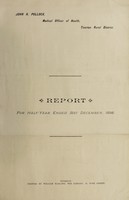 view [Report 1898] / Medical Officer of Health, Tiverton R.D.C.