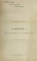 view [Report 1906] / Medical Officer of Health, Tiverton R.D.C.