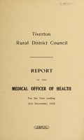 view [Report 1948] / Medical Officer of Health, Tiverton R.D.C.