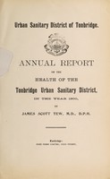 view [Report 1900] / Medical Officer of Health, Tonbridge U.D.C.