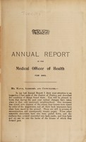 view [Report 1893] / Medical Officer of Health, Torquay Borough.