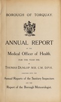 view [Report 1910] / Medical Officer of Health, Torquay Borough.