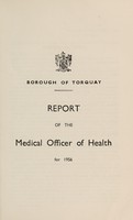 view [Report 1956] / Medical Officer of Health, Torquay Borough.