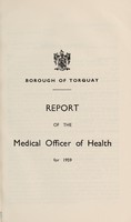 view [Report 1959] / Medical Officer of Health, Torquay Borough.