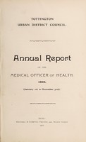 view [Report 1906] / Medical Officer of Health, Tottington U.D.C.