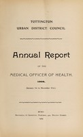 view [Report 1908] / Medical Officer of Health, Tottington U.D.C.