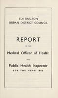 view [Report 1963] / Medical Officer of Health, Tottington U.D.C.