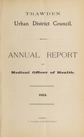 view [Report 1903] / Medical Officer of Health, Trawden U.D.C.